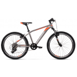 Detský bicykel 24" Kross Level JR 2.0 lesklý grafitovo-oranžový Detský bicykel 24" Kross Level JR 2.0 lesklý grafitovo-oranžový